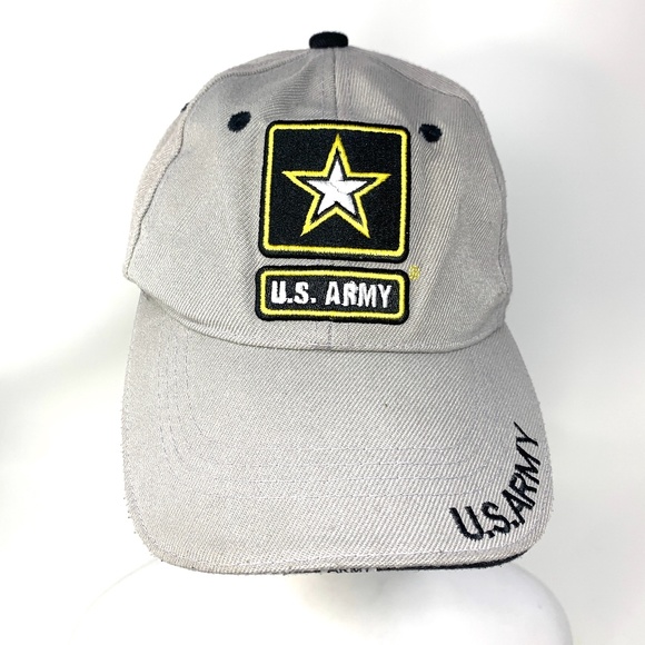 US Army Gray Hat Cap - Picture 1 of 6